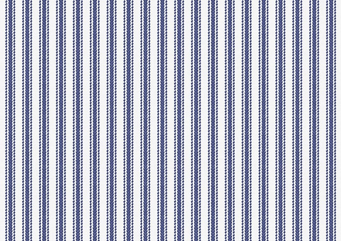 Lace Stripes, Sapphire - Motorised Roman Blind - Image 7